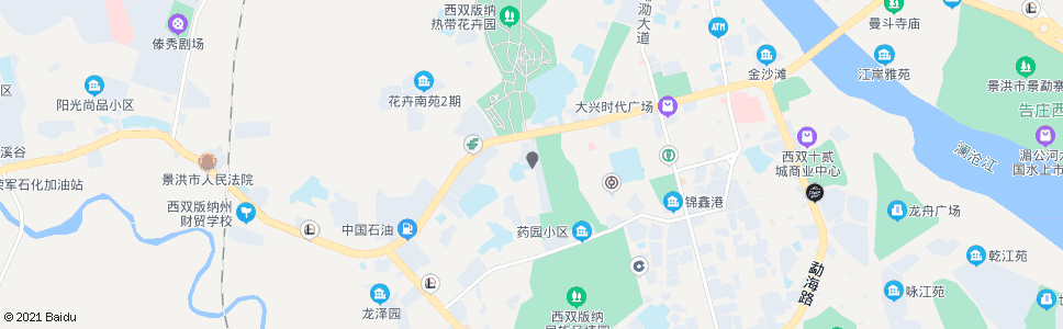 西双版纳绿桥饭店_公交站地图_西双版纳公交_妙搜公交查询2024