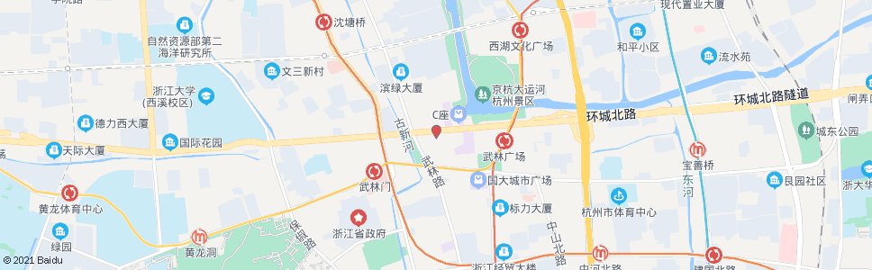 杭州环北新村_公交站地图_杭州公交_妙搜公交查询2024