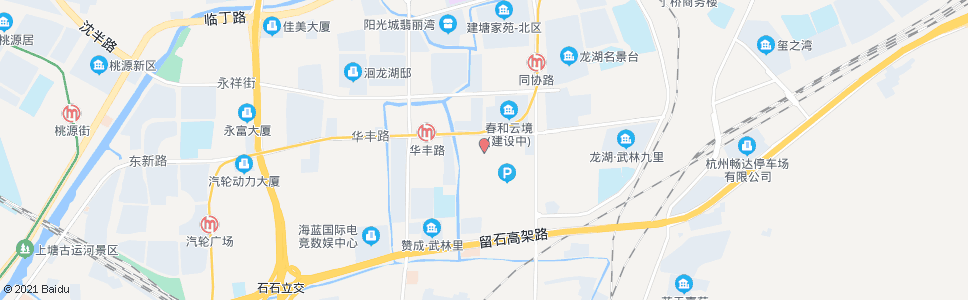 杭州和睦路华丰路口_公交站地图_杭州公交_妙搜公交查询2025