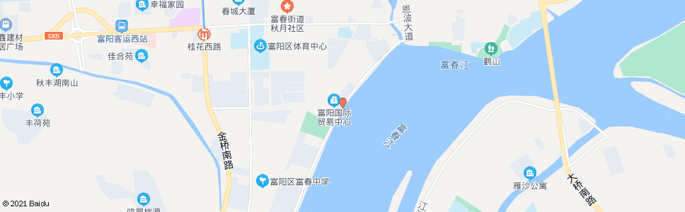 杭州江滨西大道(江堤路口)_公交站地图_杭州公交_妙搜公交查询2024