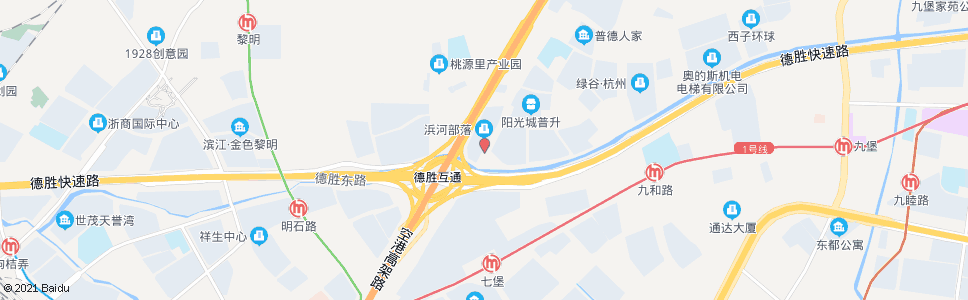 杭州建华村_公交站地图_杭州公交_妙搜公交查询2024