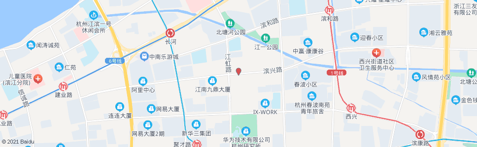 杭州滨兴路江虹路口_公交站地图_杭州公交_妙搜公交查询2024