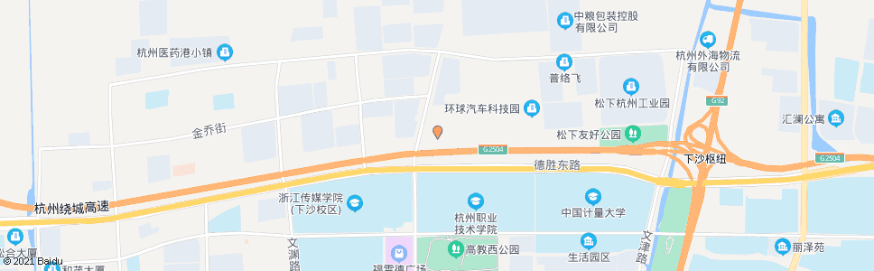 杭州松乔街文泽北路口_公交站地图_杭州公交_妙搜公交查询2025