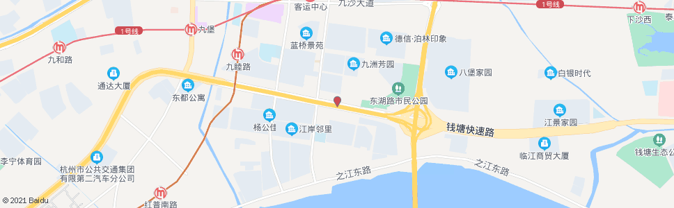 杭州杨公村(BRT)_公交站地图_杭州公交_妙搜公交查询2025