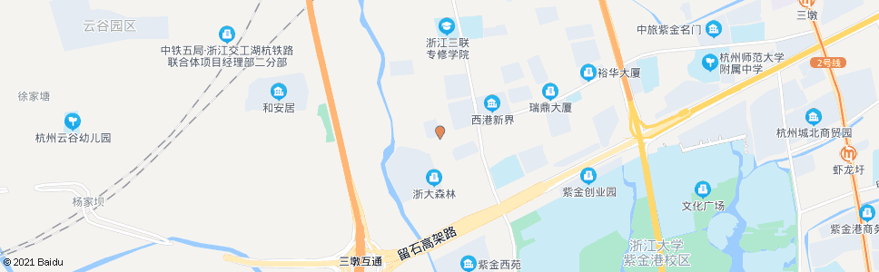 杭州振华路西园八路口_公交站地图_杭州公交_妙搜公交查询2025