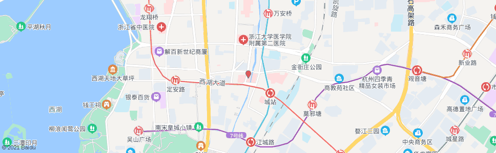 杭州市三医院_公交站地图_杭州公交_妙搜公交查询2025