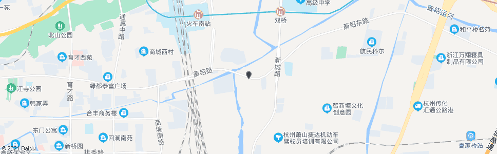 杭州萧山激光医院(转坝)_公交站地图_杭州公交_妙搜公交查询2024