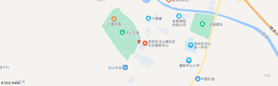 杭州径山卫生院_公交站地图_杭州公交_妙搜公交查询2025