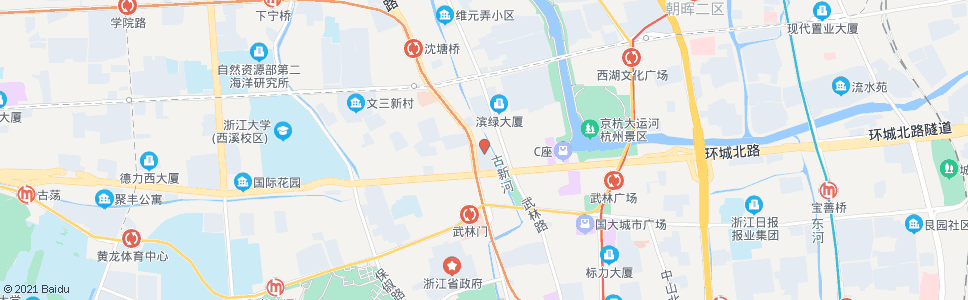 杭州滨海小学_公交站地图_杭州公交_妙搜公交查询2025