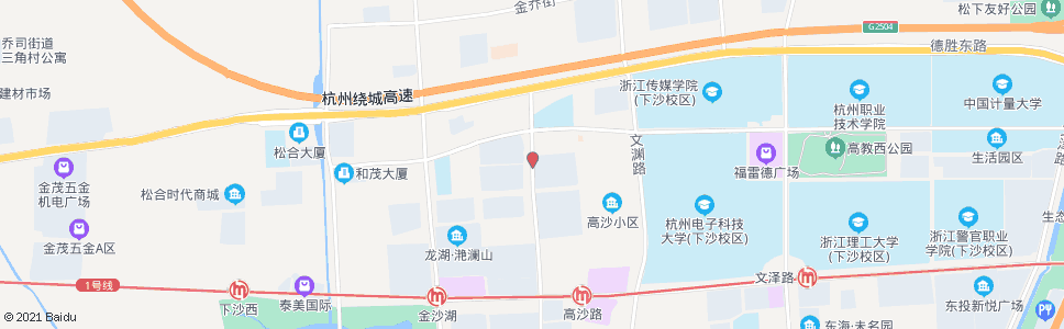 杭州银沙路学林街口_公交站地图_杭州公交_妙搜公交查询2025