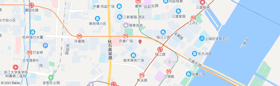 杭州新塘路杭海路口_公交站地图_杭州公交_妙搜公交查询2025