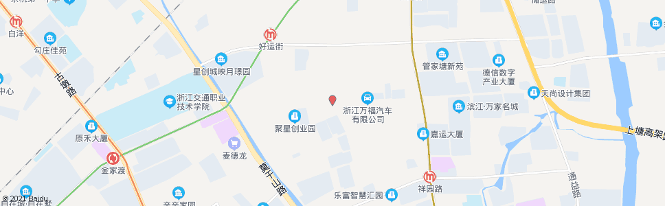 杭州通运路小洋坝路口_公交站地图_杭州公交_妙搜公交查询2024