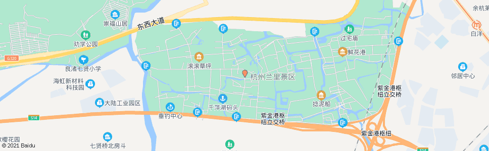 杭州后村_公交站地图_杭州公交_妙搜公交查询2024