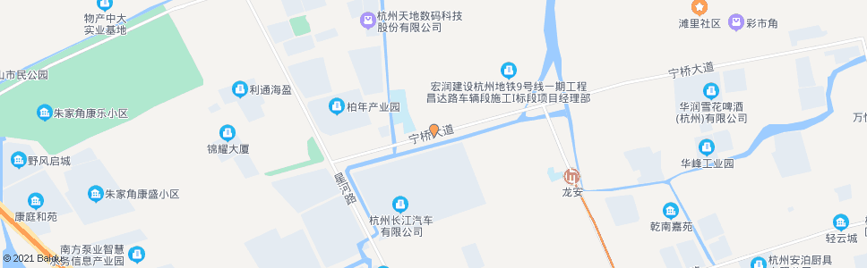 杭州乾塘路宁桥大道_公交站地图_杭州公交_妙搜公交查询2025