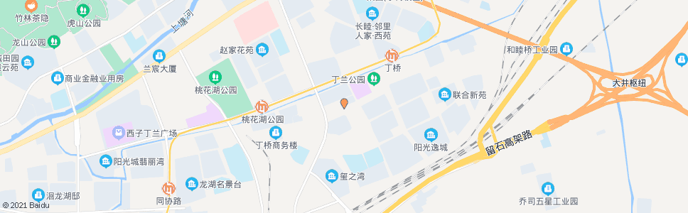 杭州明珠街丁兰路口_公交站地图_杭州公交_妙搜公交查询2025