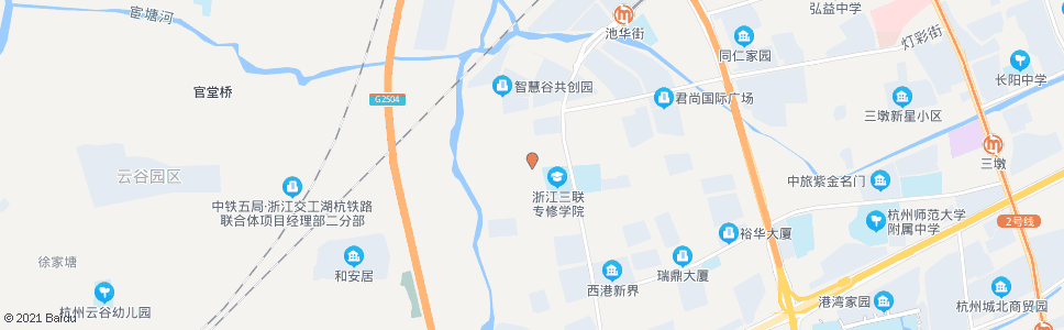 杭州振中路西园路口_公交站地图_杭州公交_妙搜公交查询2024