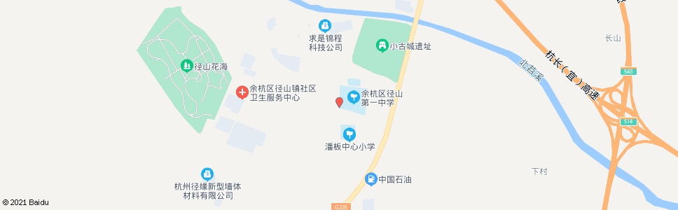 杭州径山中学_公交站地图_杭州公交_妙搜公交查询2025