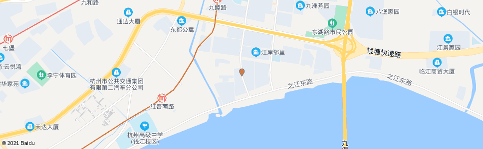 杭州通盛路之江东路口_公交站地图_杭州公交_妙搜公交查询2025