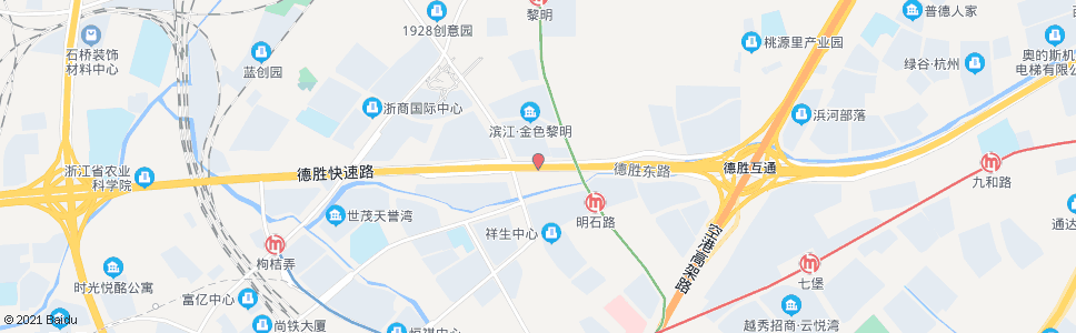 杭州黎明村_公交站地图_杭州公交_妙搜公交查询2025