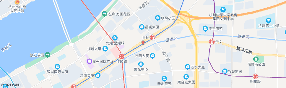 杭州江南大道阡陌路口_公交站地图_杭州公交_妙搜公交查询2024