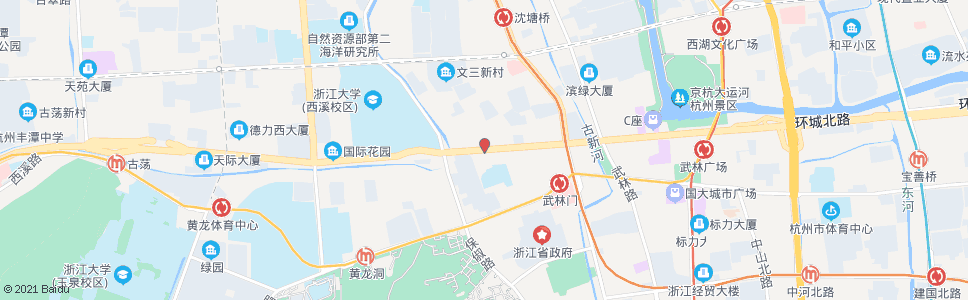 杭州八字桥(BRT)_公交站地图_杭州公交_妙搜公交查询2025