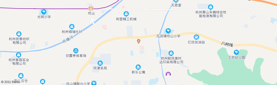 杭州商贸街八柯线路口_公交站地图_杭州公交_妙搜公交查询2025