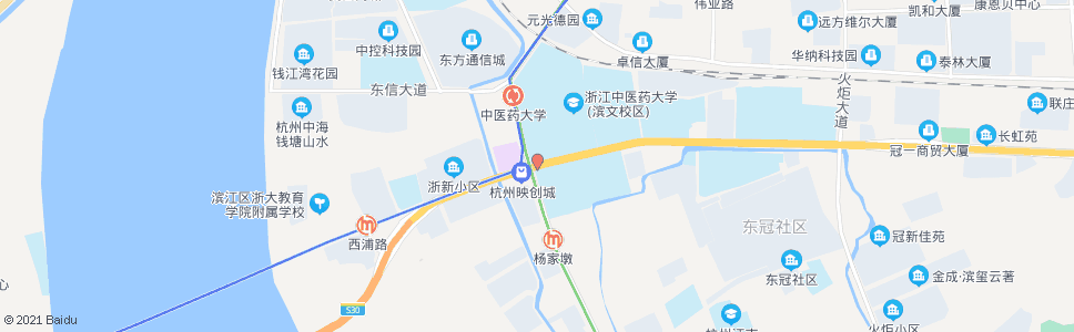 杭州滨文路浦沿路口_公交站地图_杭州公交_妙搜公交查询2025