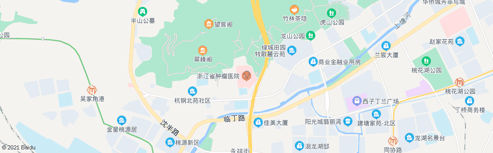 杭州省肿瘤医院_公交站地图_杭州公交_妙搜公交查询2025