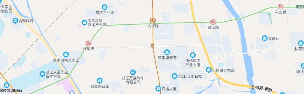 杭州勾运路杭行路口_公交站地图_杭州公交_妙搜公交查询2025