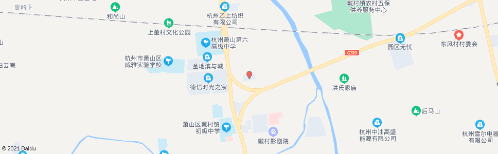 杭州戴村_公交站地图_杭州公交_妙搜公交查询2024