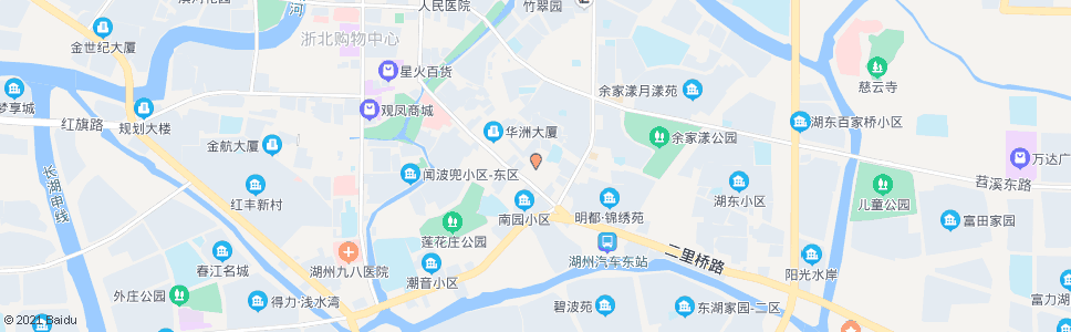 湖州大桥市场_公交站地图_湖州公交_妙搜公交查询2024