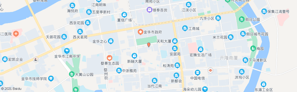 金华龙腾数码广场(市检察院)_公交站地图_金华公交_妙搜公交查询2024