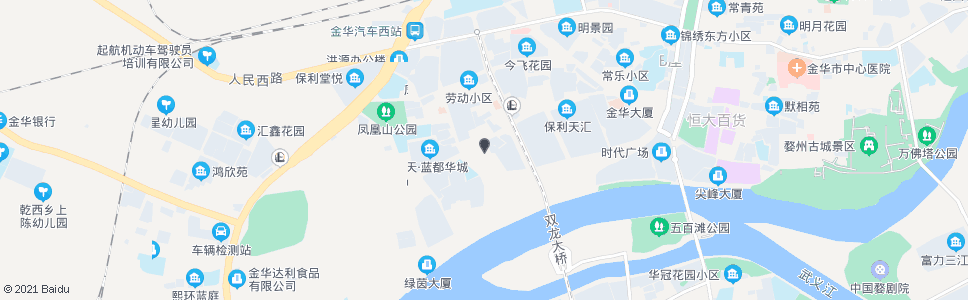 金华解放西路泰来店_公交站地图_金华公交_妙搜公交查询2025