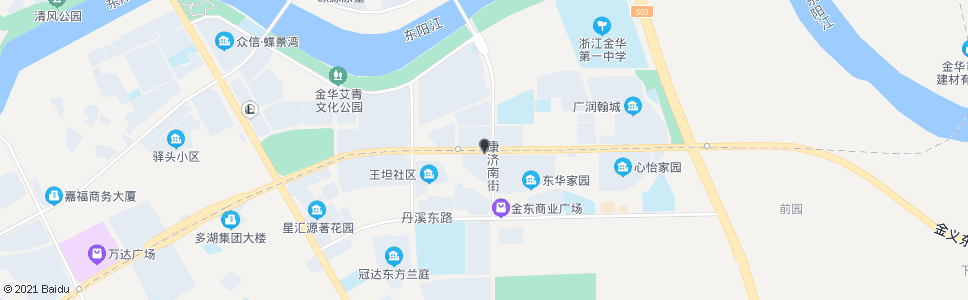 金华金东区检察院(市档案馆)_公交站地图_金华公交_妙搜公交查询2024