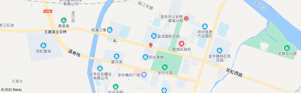 金华宾虹西路华龙街口_公交站地图_金华公交_妙搜公交查询2024