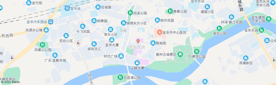 金华兰溪门_公交站地图_金华公交_妙搜公交查询2025