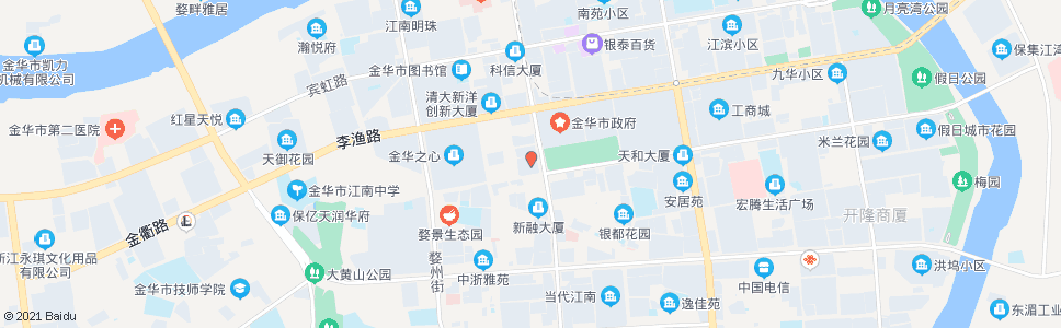 金华区行政服务中心(金师附小二部)_公交站地图_金华公交_妙搜公交查询2024