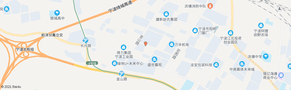 宁波长阳路金山路口_公交站地图_宁波公交_妙搜公交查询2025