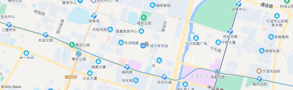 宁波二六市东_公交站地图_宁波公交_妙搜公交查询2024