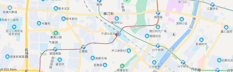 宁波山水村_公交站地图_宁波公交_妙搜公交查询2024