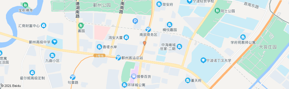 宁波天童南路泰安中路口_公交站地图_宁波公交_妙搜公交查询2024