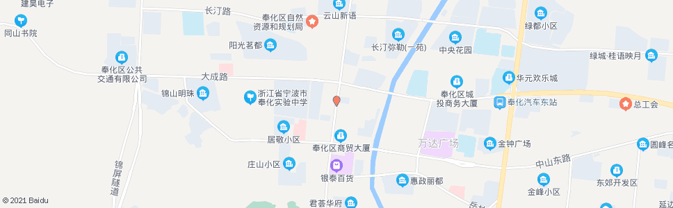 宁波市府北大院_公交站地图_宁波公交_妙搜公交查询2025