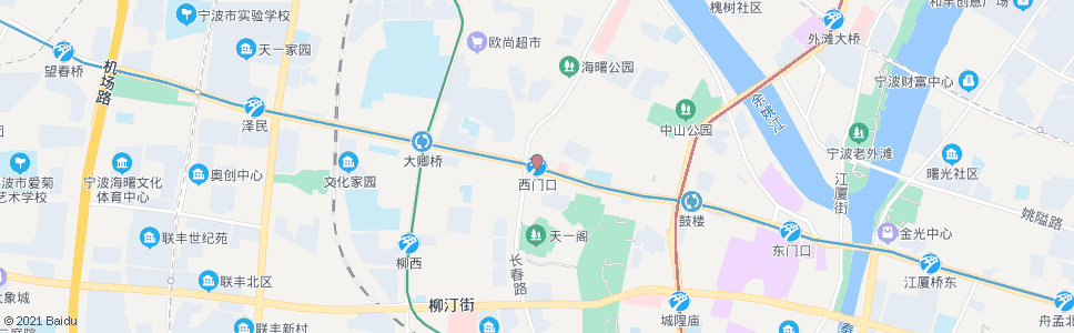 宁波西门_公交站地图_宁波公交_妙搜公交查询2025