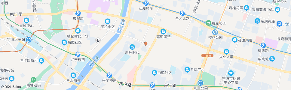 宁波新河路彩虹南路口_公交站地图_宁波公交_妙搜公交查询2025