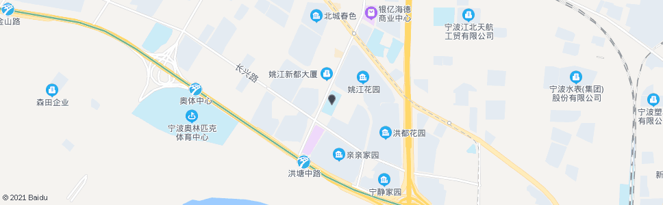 宁波公交洪塘中路站(洪塘中心小学)_公交站地图_宁波公交_妙搜公交查询2024