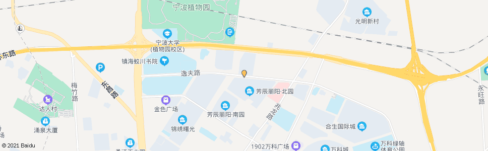 宁波书香丽景_公交站地图_宁波公交_妙搜公交查询2024