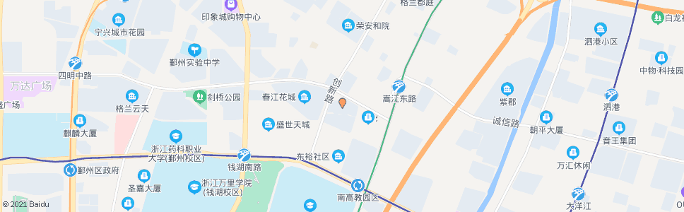 宁波东裕新村_公交站地图_宁波公交_妙搜公交查询2025