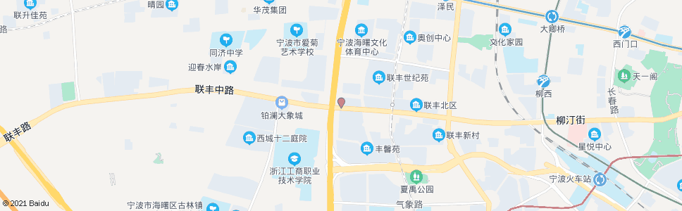 宁波联丰新村_公交站地图_宁波公交_妙搜公交查询2025