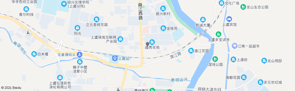 绍兴舜秀新村_公交站地图_绍兴公交_妙搜公交查询2025