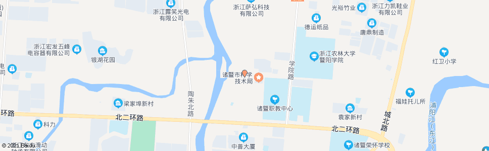 绍兴浦阳新村_公交站地图_绍兴公交_妙搜公交查询2024